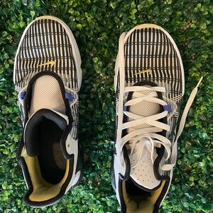 Nike lebron Black, White, and Yellow Sneakers